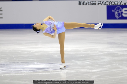 2013-03-02 Milano - World Junior Figure Skating Championships 5660 Hae Jin Kim KOR